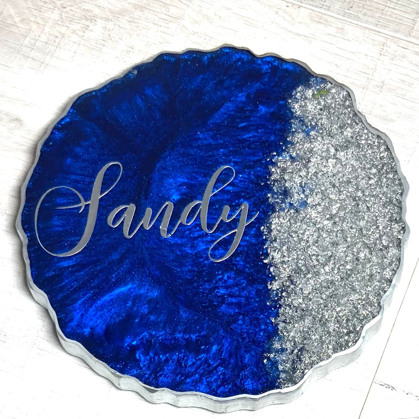 Personalised Geode Coaster
