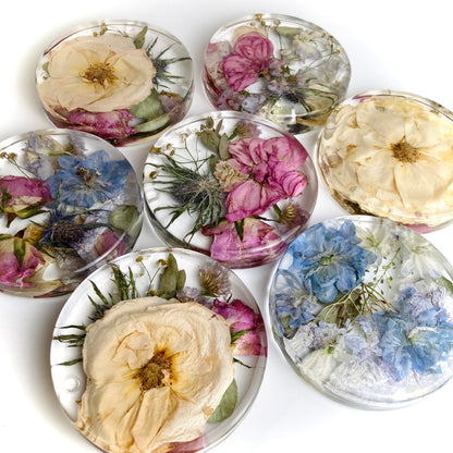 Flower Preservation 11cm coasters