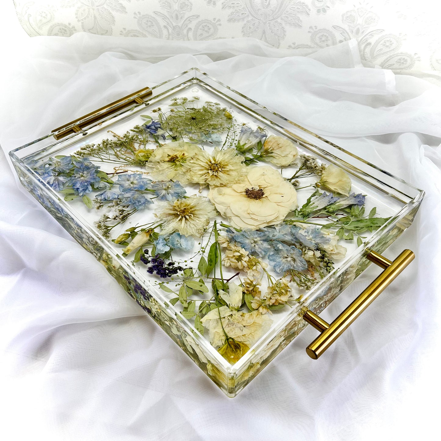 Flower Preservation lipped tray