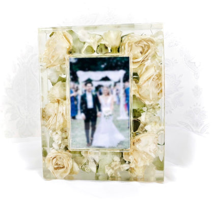 Flower Preservation 20x25cm photo frame block
