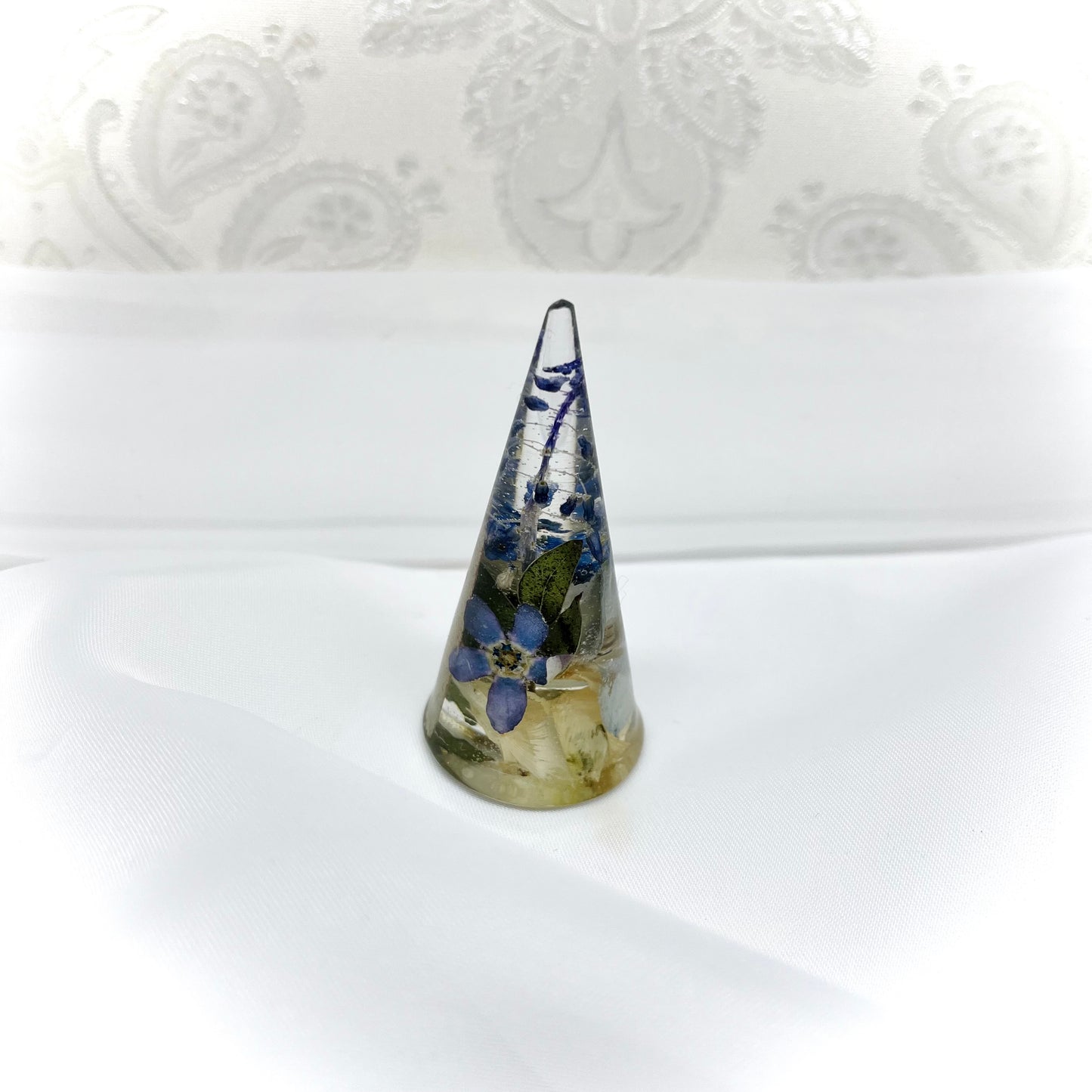 Flower Preservation smooth ring holder