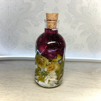 Flower Preservation corked bottle