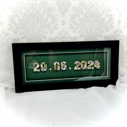 Flower Preservation framed date