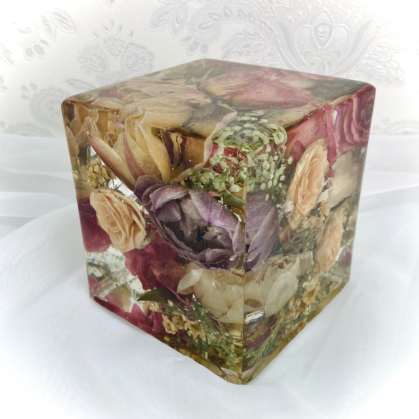 Flower Preservation 10cm cube