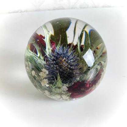 Flower Preservation 8cm flat bottom sphere