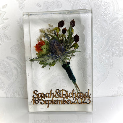 Flower Preservation 10x15cm display block