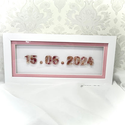 Flower Preservation framed date