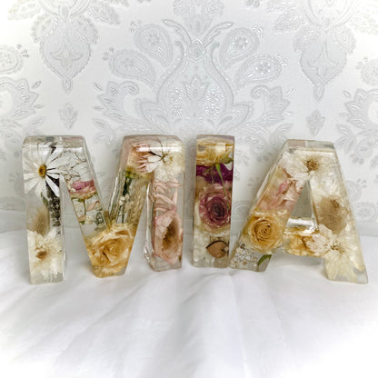 Flower Preservation 13cm letters