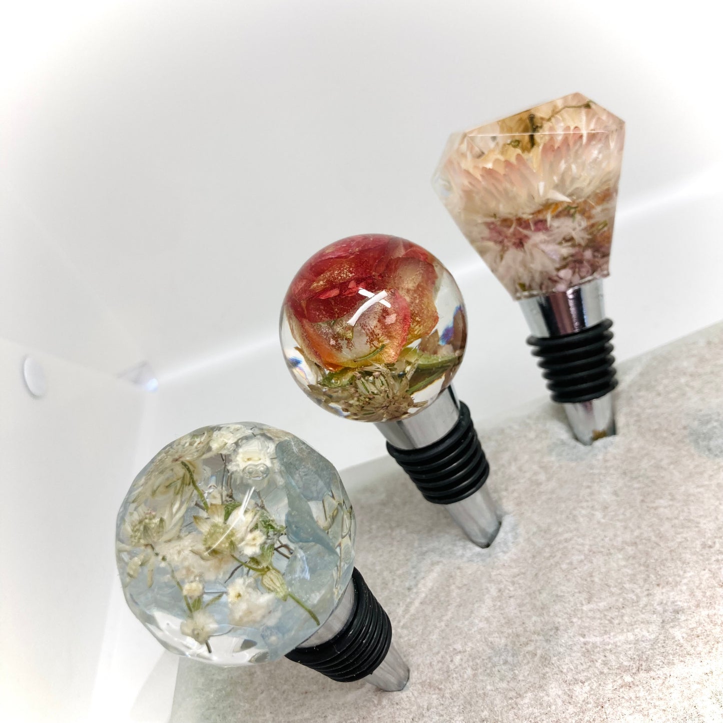 Flower Preservation crystal wine bottle stopper