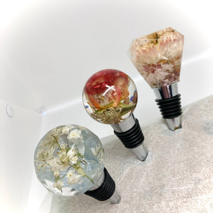 Flower Preservation crystal wine bottle stopper