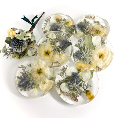 Flower Preservation 11cm coasters