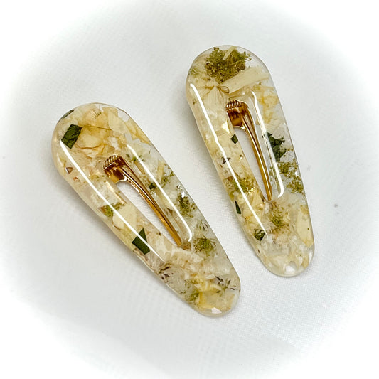 Flower Preservation Traditional Hair Clip