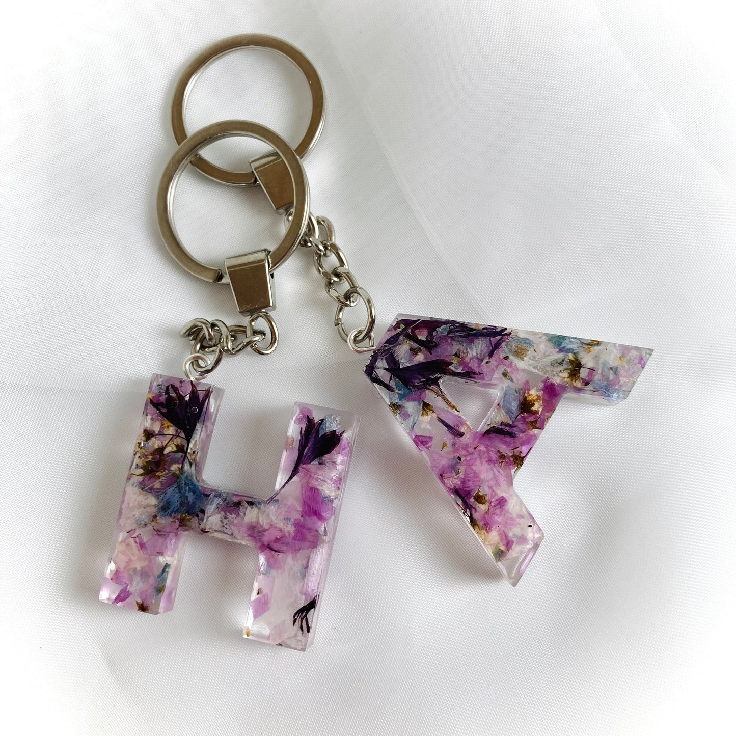 Flower Preservation letter keyring