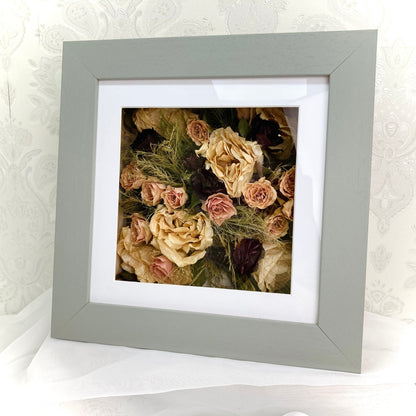 Flower Preservation square bouquet frame