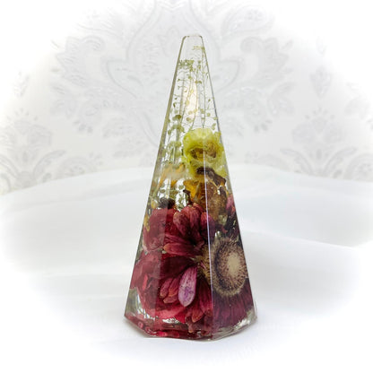 Flower Preservation faceted bracelet holder