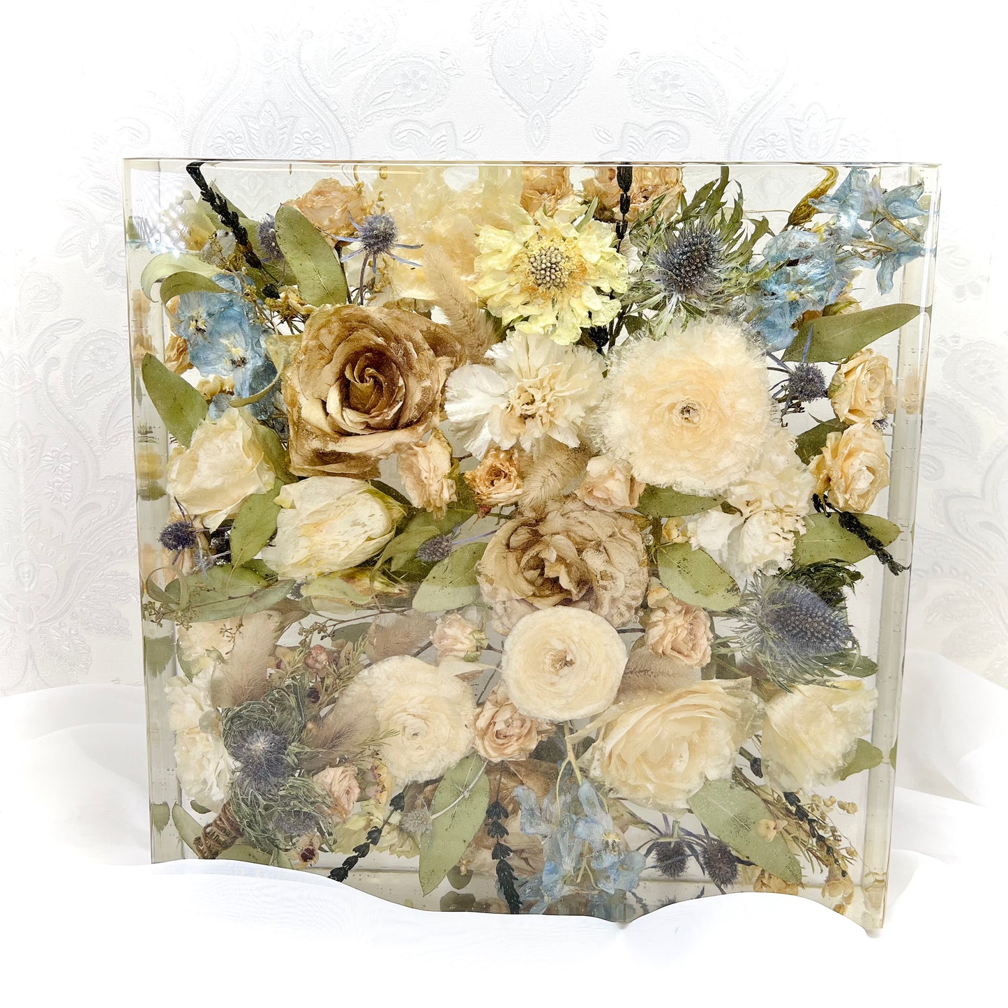 Flower Preservation 30cm display block