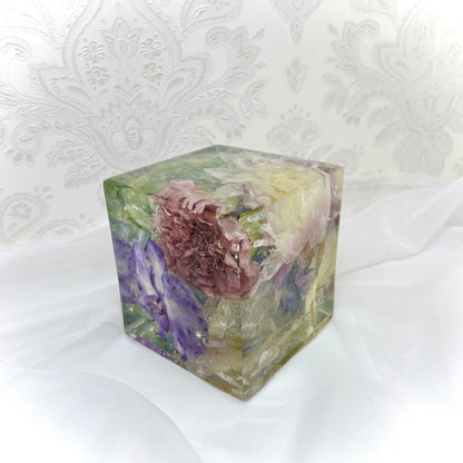 Flower Preservation 10cm cube