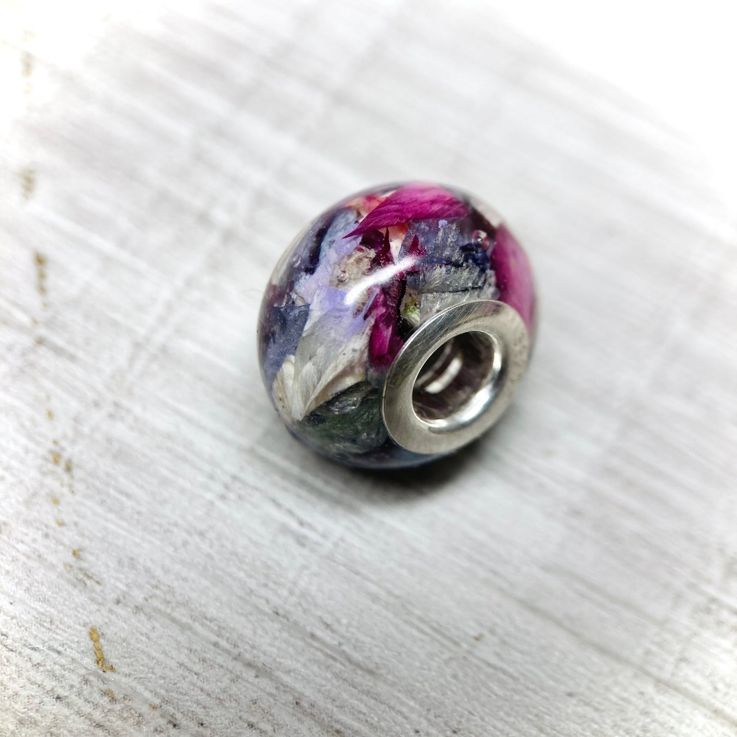 Flower Preservation bead charm