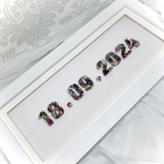 Flower Preservation framed date