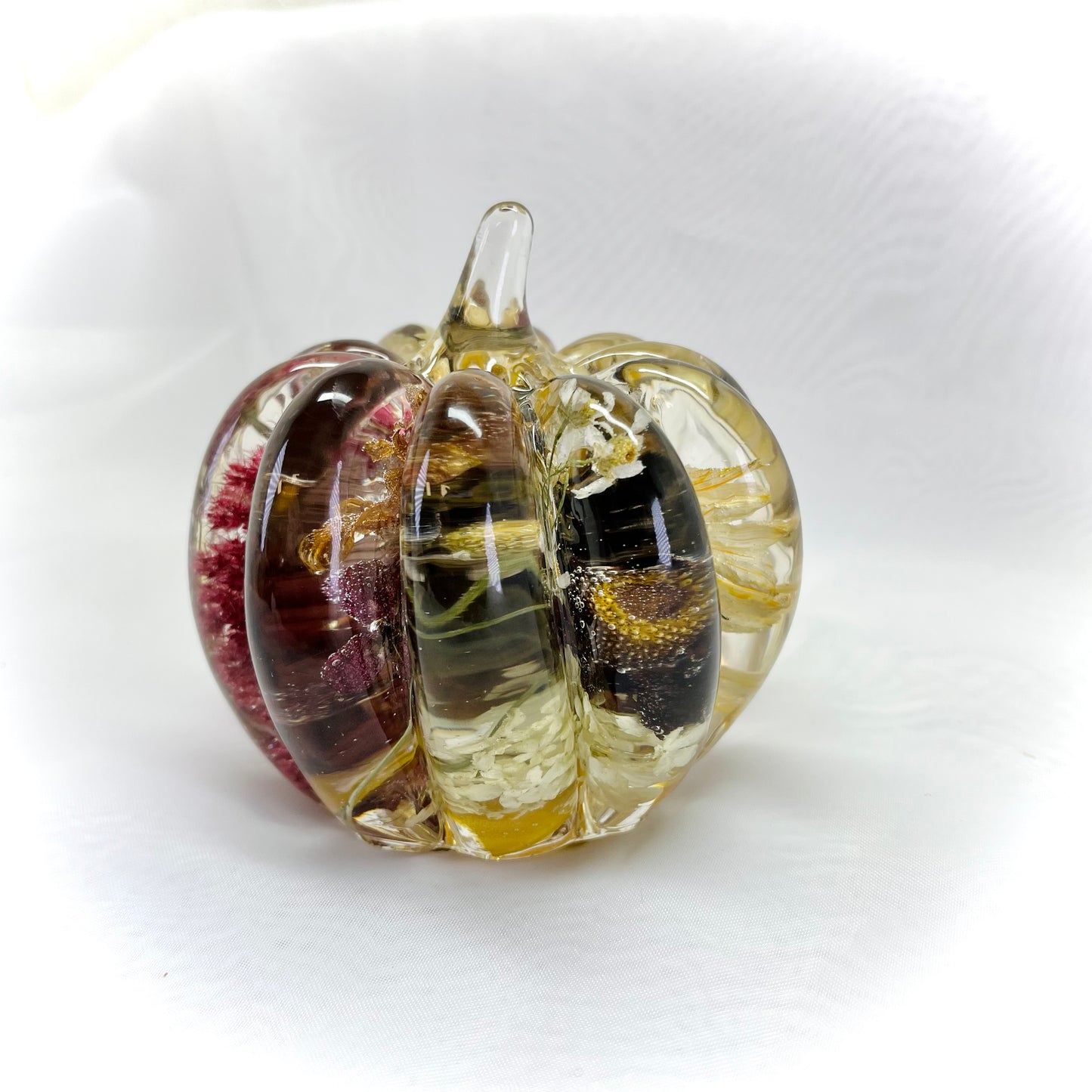 Flower Preservation 9cm pumpkin shape