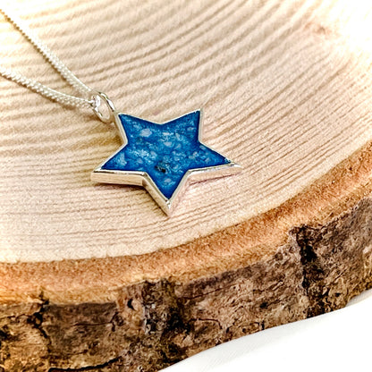 Star Cremation Necklace