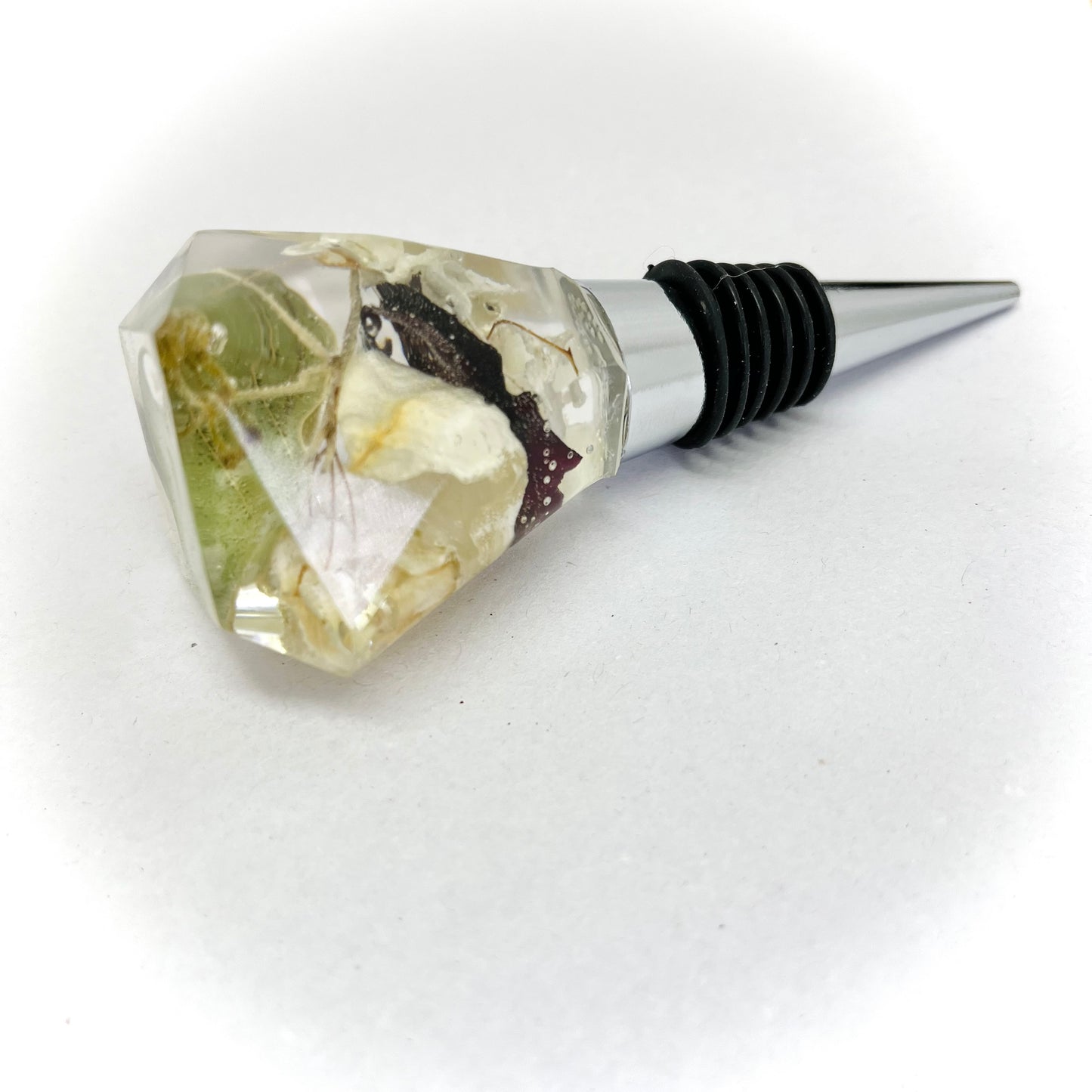 Flower Preservation crystal wine bottle stopper