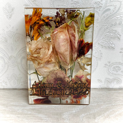 Flower Preservation 10x15cm display block