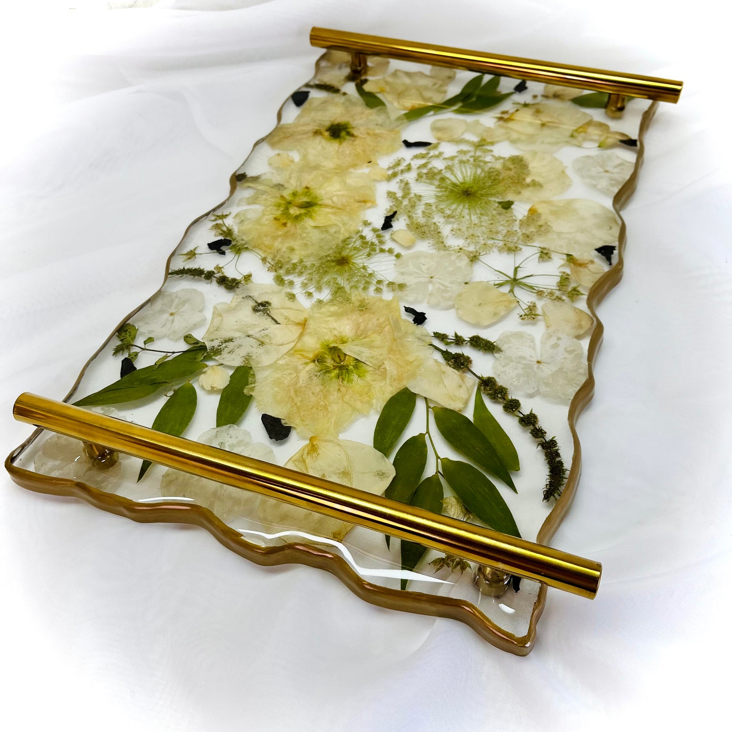 Flower Preservation geode tray
