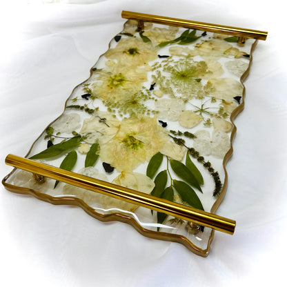 Flower Preservation geode tray