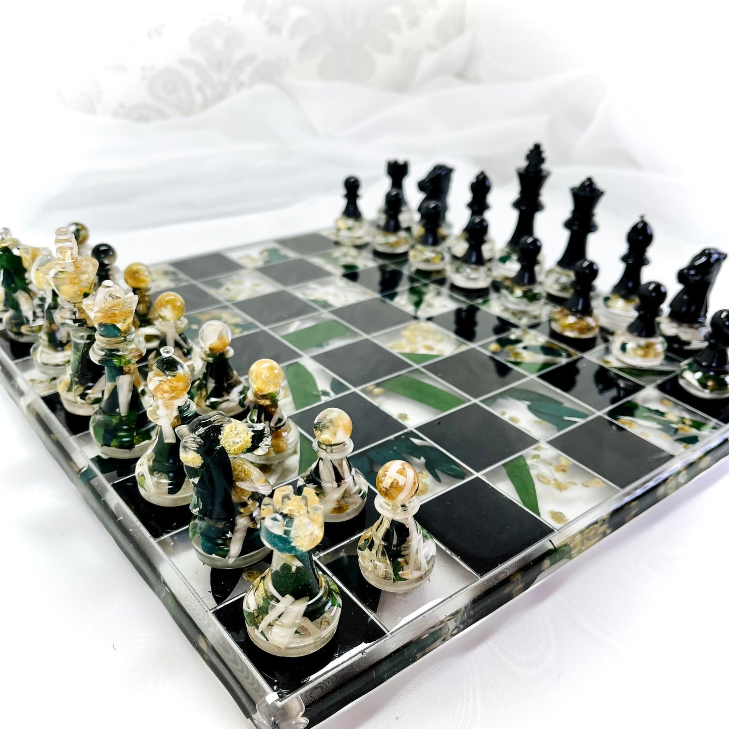 Flower Preservation Chess set