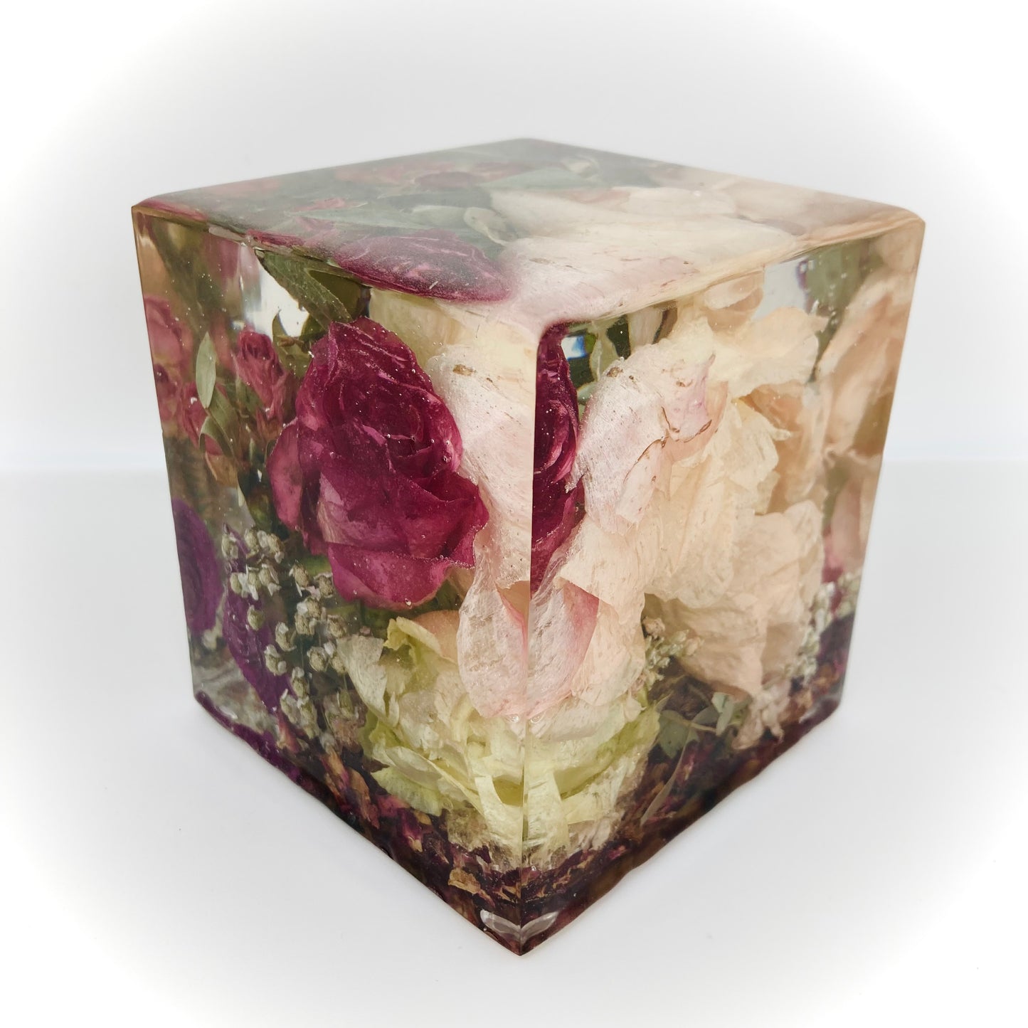 Flower Preservation 10cm cube