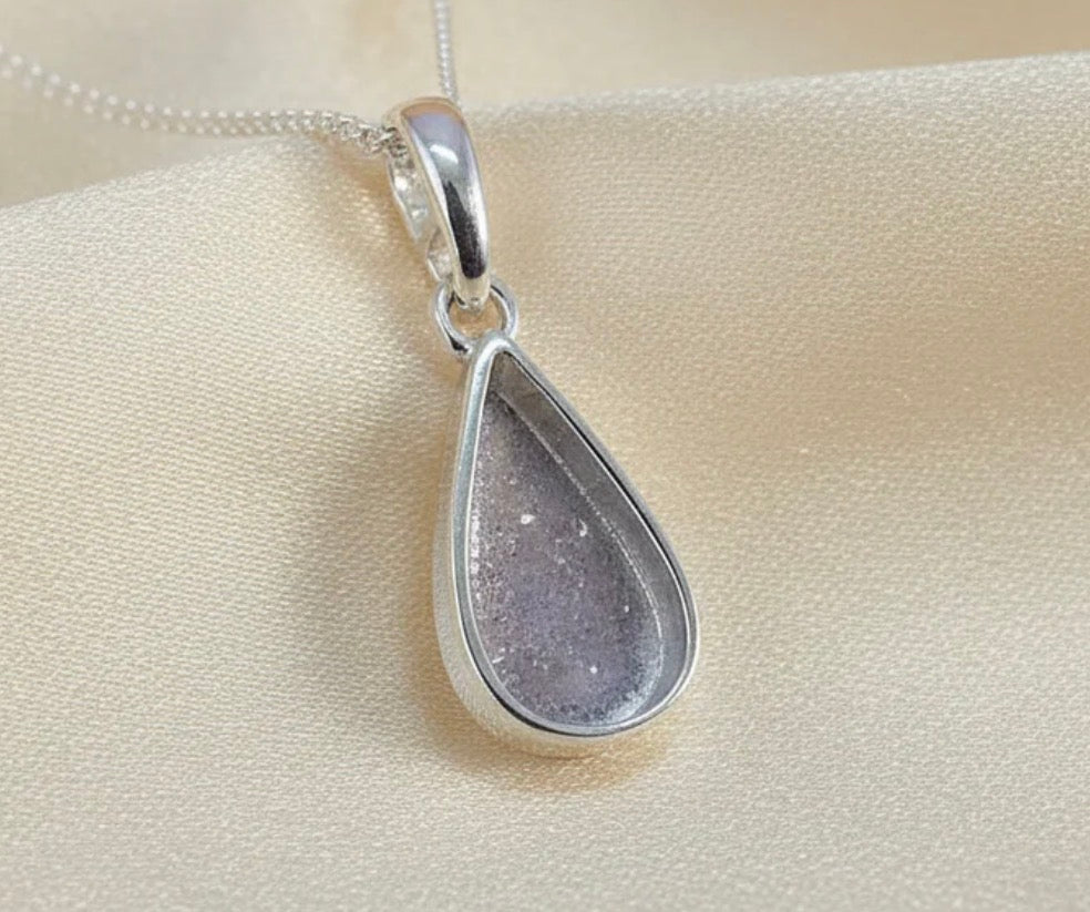 Tear Shaped Cremation Necklace