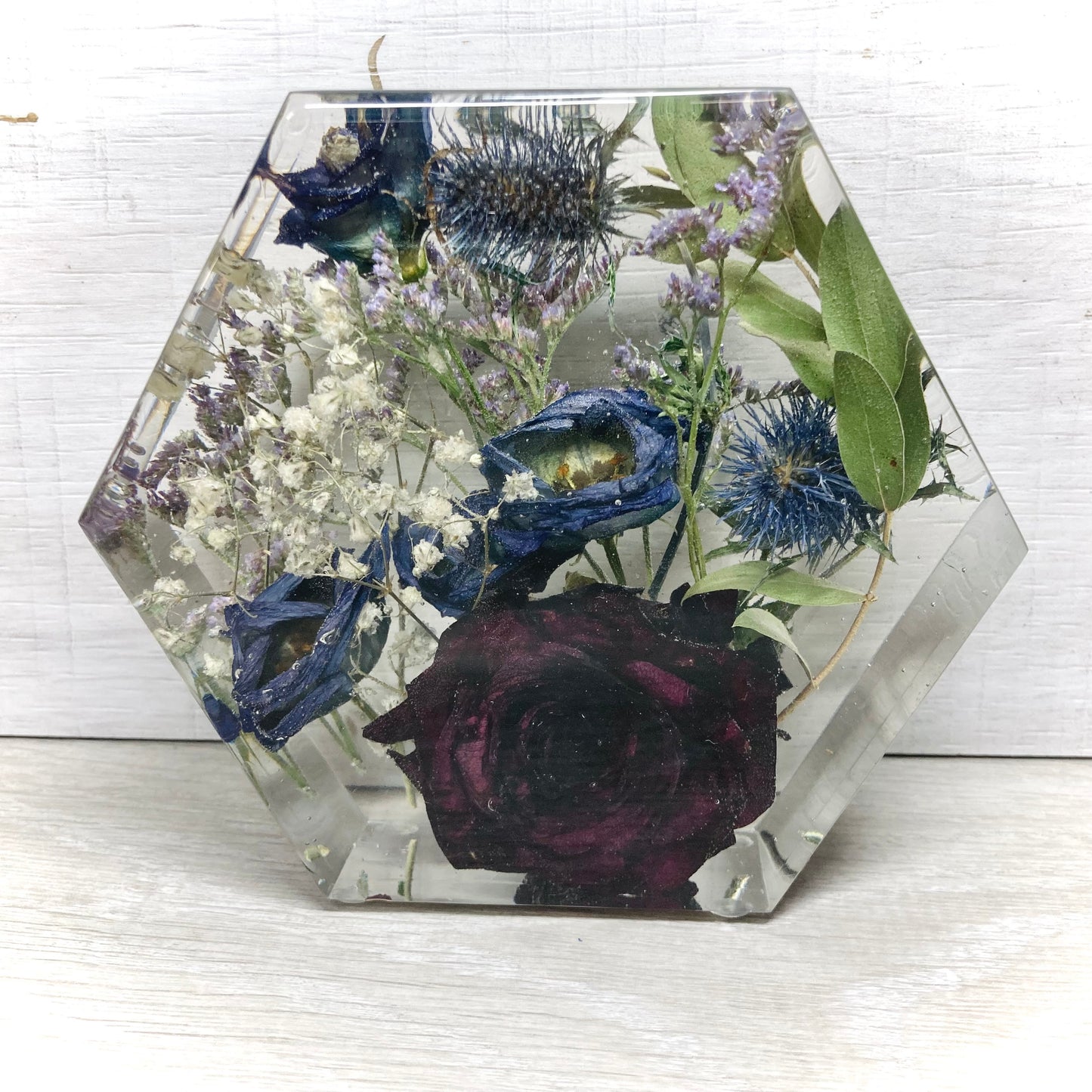 Flower Preservation 20cm hexagon ornament