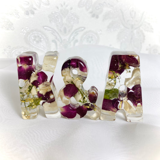 Flower Preservation 5cm letters