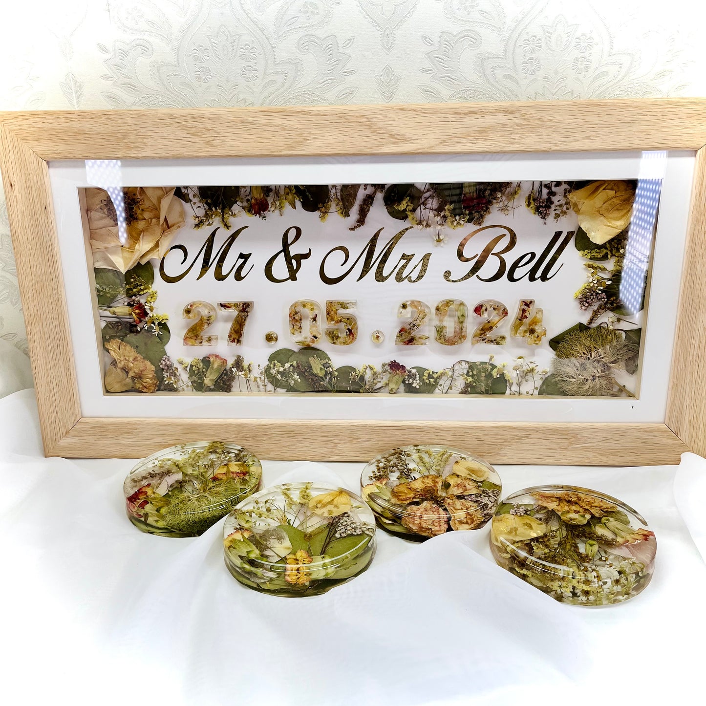 Flower Preservation premium framed date