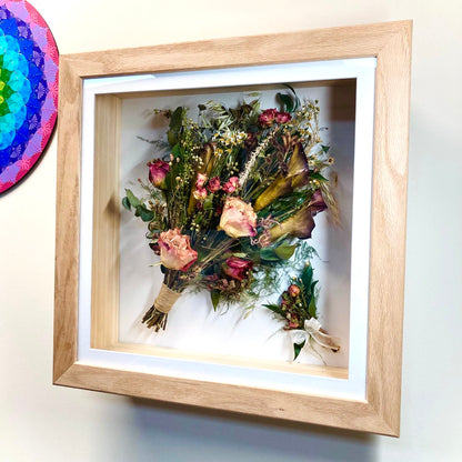 Flower Preservation square bouquet frame