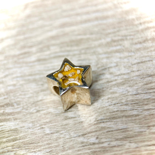 Star shaped Cremation charm
