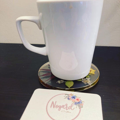 Silver leaf Coasters