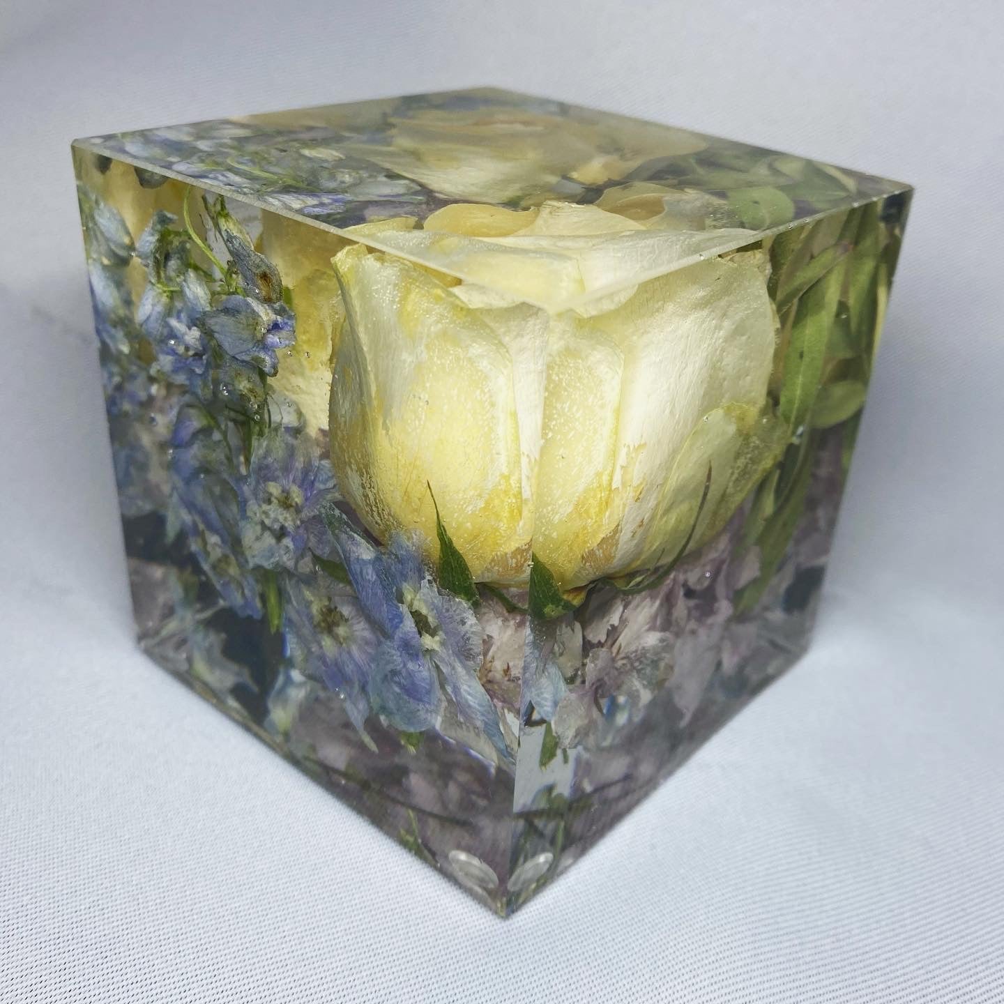 Flower Preservation 8cm cube