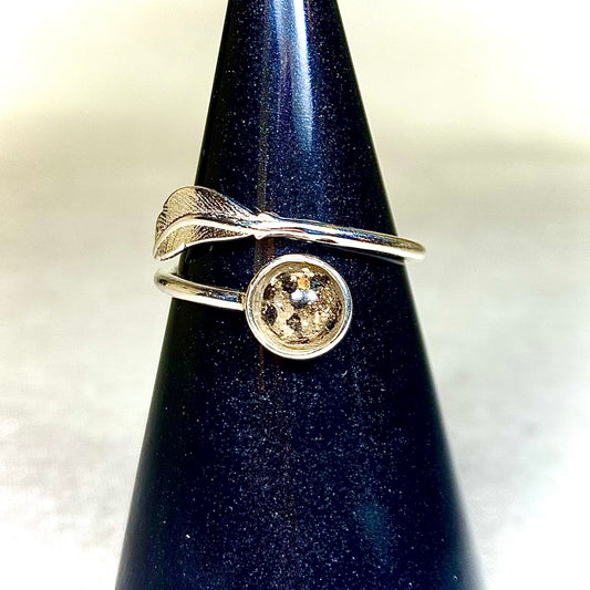Adjustable Feather Cremation Ring