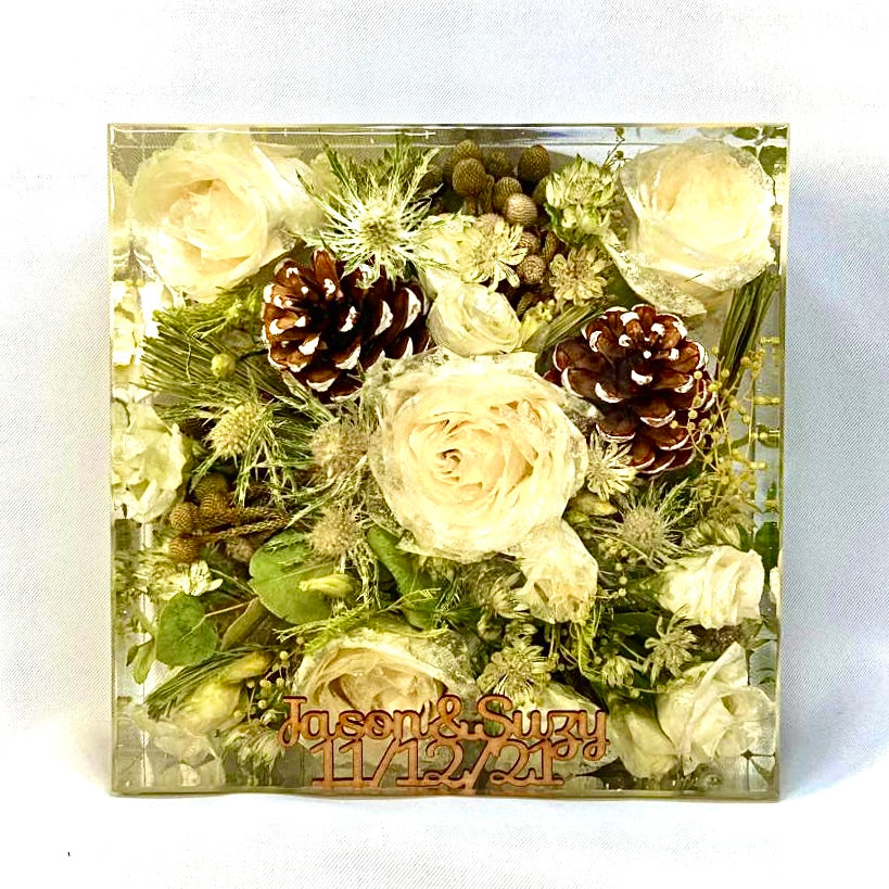 Flower Preservation 20cm display block