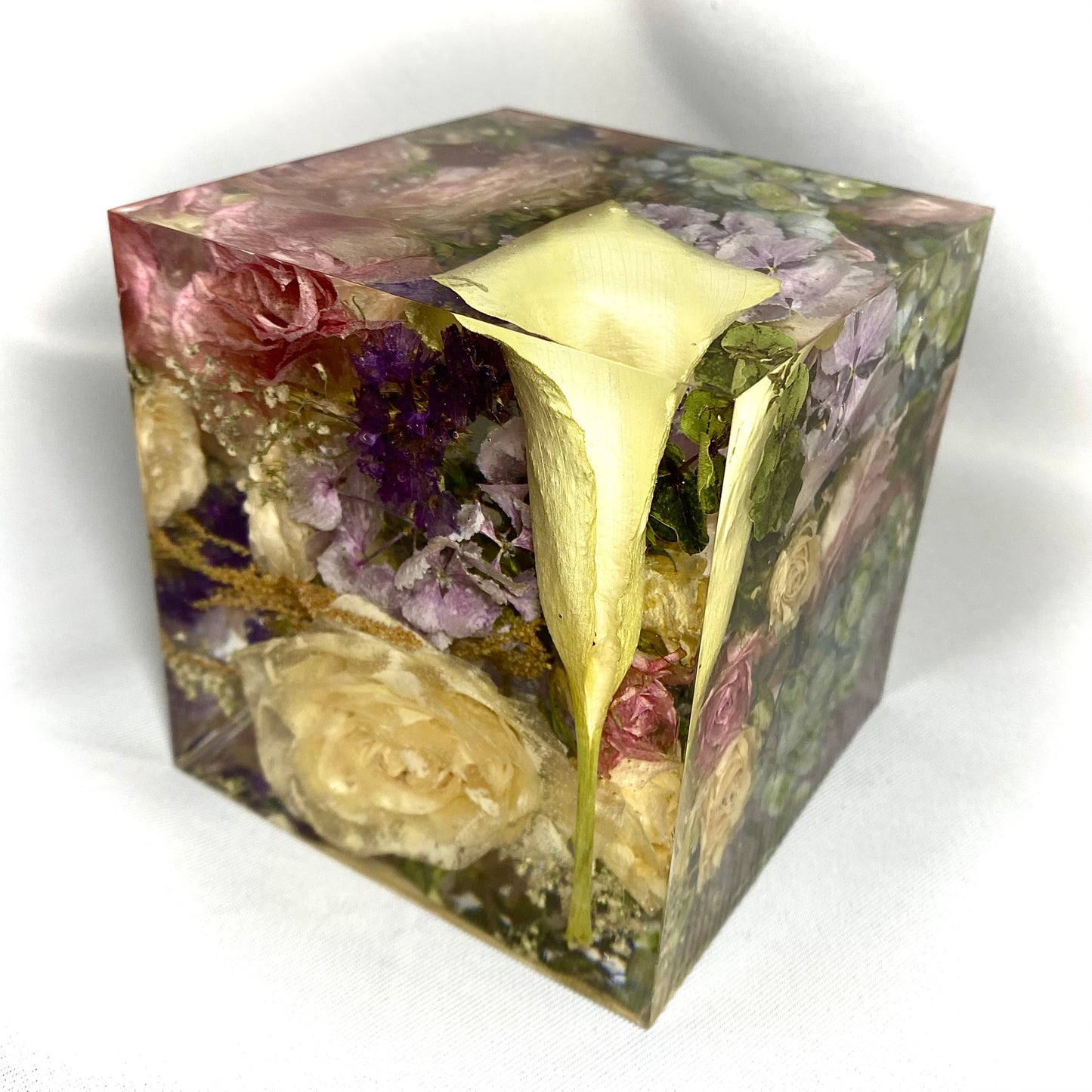 Mixed Floral 10cm cube