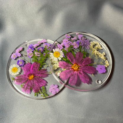 Custom Floral Coasters