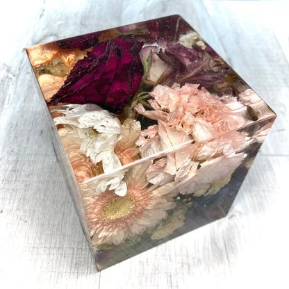 Flower Preservation 10cm cube