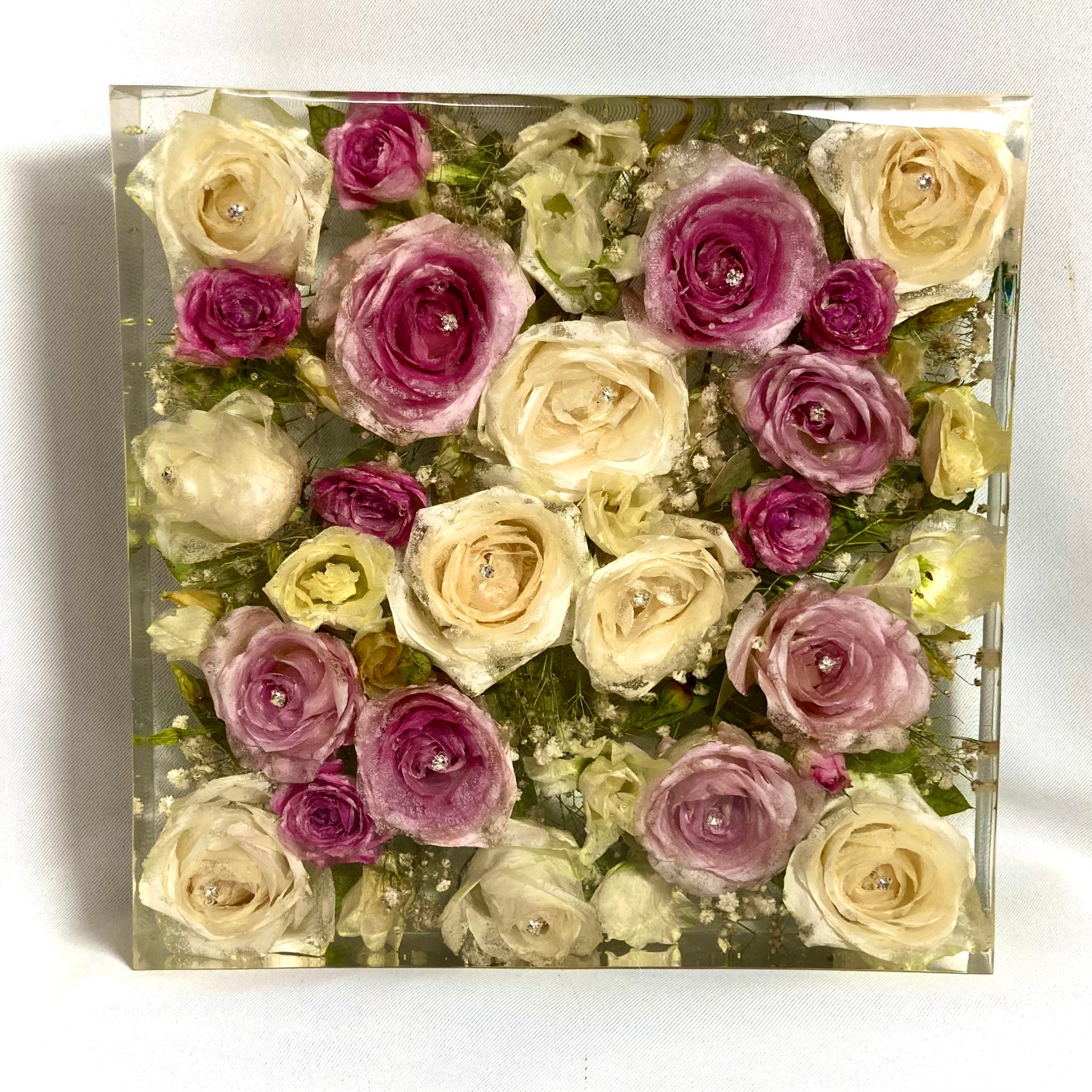 Flower Preservation 25cm display block
