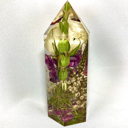 Flower Preservation 15.5cm crystal ornament