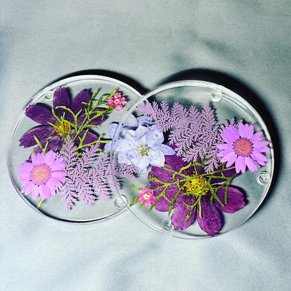 Custom Floral Coasters