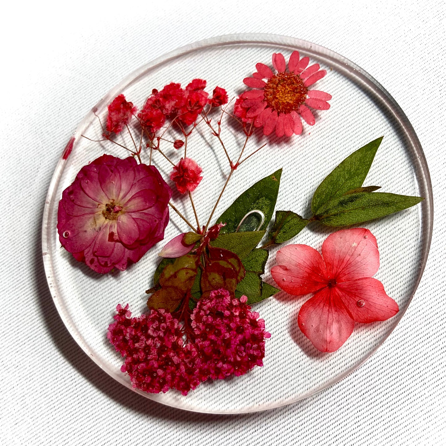 Red Floral Coasters