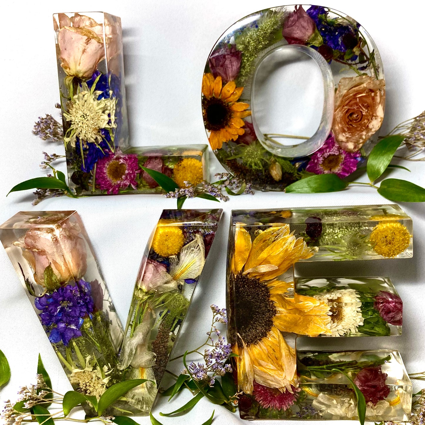 Flower Preservation 13cm letters