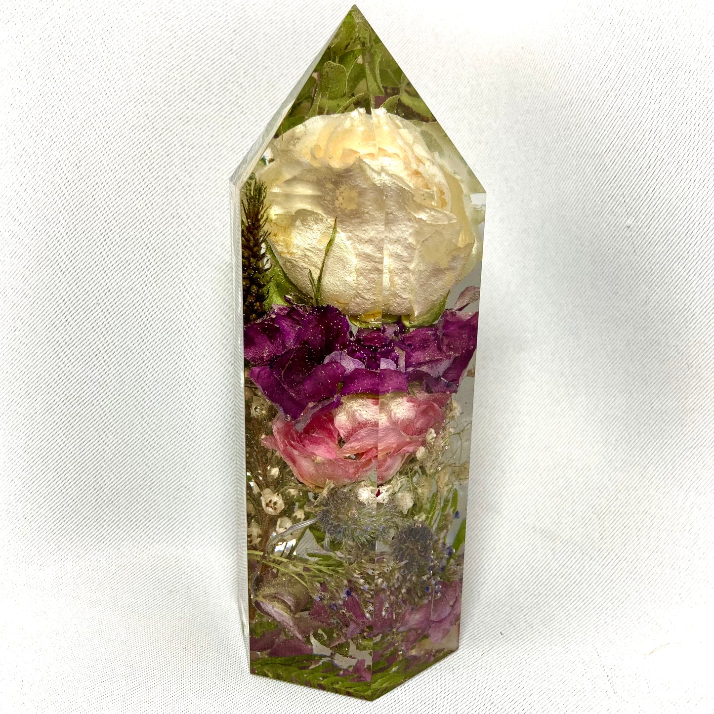 Flower Preservation 15.5cm crystal ornament